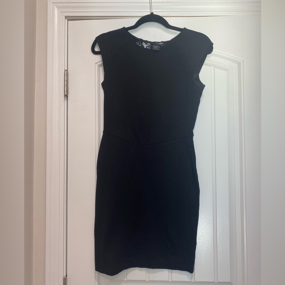 Aqua Sleeveless Lace Back Dress - Medium